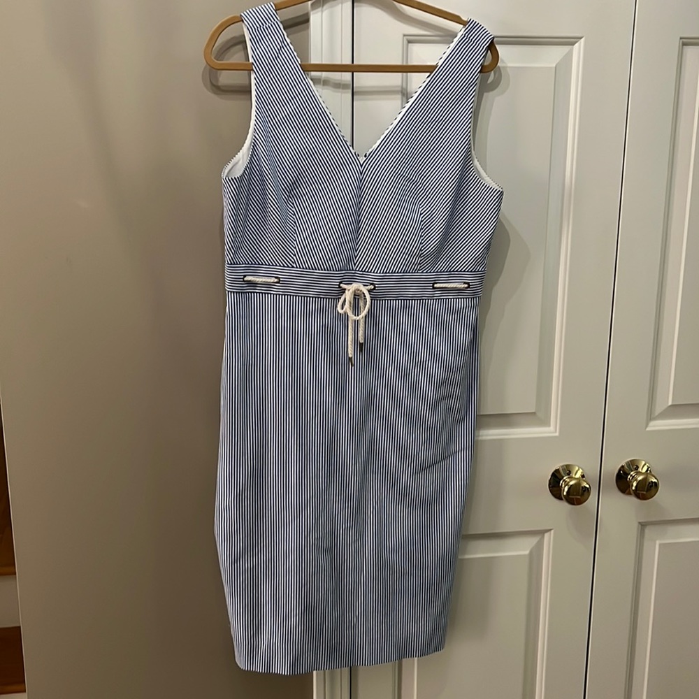 Jcrew classic nautical inspired dress
